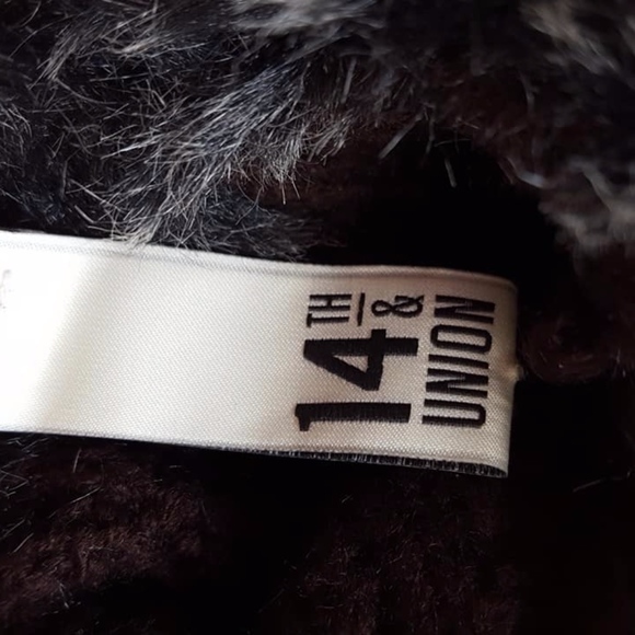 Hand Warmers Brown and Gray Faux Fur - Picture 2 of 5